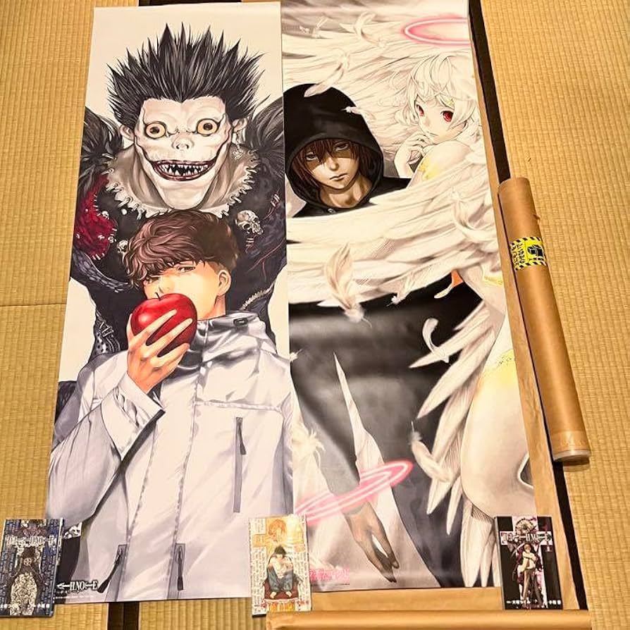 【超レア】デスノート　プラチナエンド　等身大ポスター2種セット Amazon.co.jp: 超デスノート プラチナエンド 等身大ポスター2種